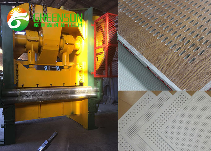 ギプスの天井のタイル/繊維のセメント板のための自動シートのパーホレーション機械