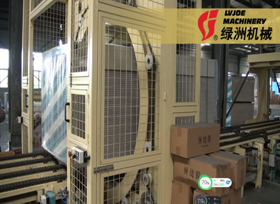 良い価格 きれいになり、維持すること容易な自動石膏ボードの包む機械380v 23kw力 オンライン