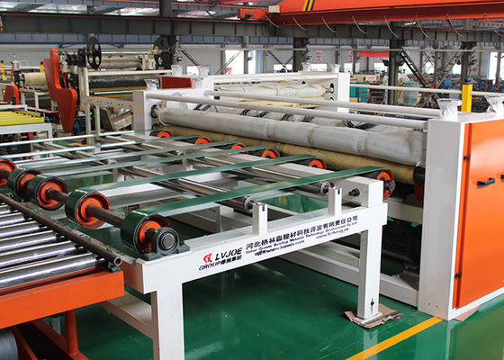 グラス ファイバーのロシアの市場のための機械を作るマットによって薄板にされるギプスの天井板