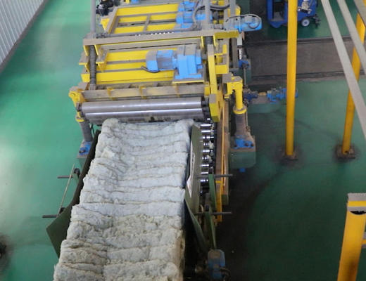 良い価格 Automatic Mineral Wool Board Production Line with PLC Control System and Overseas Engineer Support for High Efficiency オンライン
