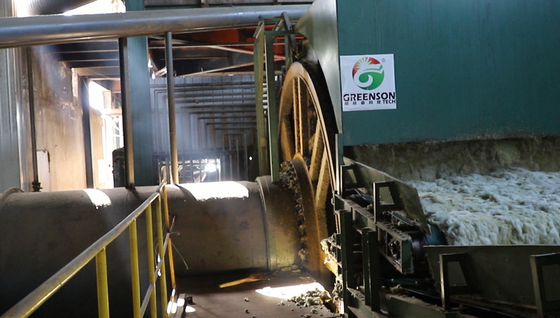 ミネラルウール建築材料製造機械用の天然ガス炉生産ライン