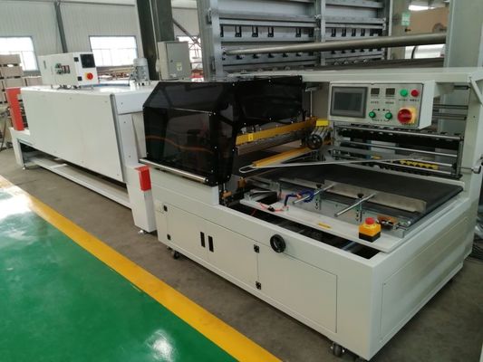 良い価格 1200*600mm 完全に自動化されたジプス天井タイル製造機械 PVCフィルムのための水用粘着剤 オンライン