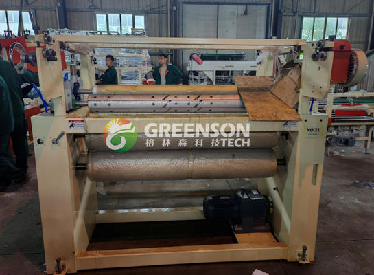 良い価格 Full Automatic Gypsum Ceiling Tile Production Line with 1300mm Effective Laminating and 2-6 Million Sq.m/year Capacity オンライン