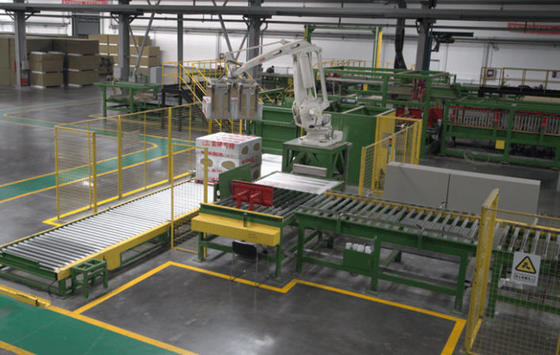良い価格 Automatic Rock Wool Production Line with Adjustable Felt Size 1000mm and 2-40 m/min Line Speeds オンライン