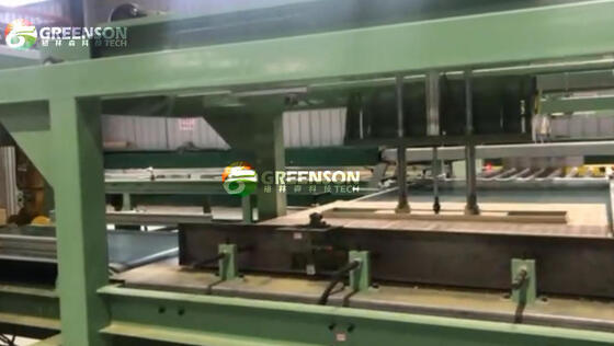2.4m Rock Wool Panel Production Line with 1200-2400mm Board Width, PLC Control, and 80-200kg/m3 Raw Material Density