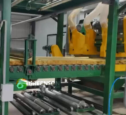 良い価格 パーソナライズされた岩毛生産ライン,PLC制御 1.2 メートル幅と天然ガスドーポラ オンライン