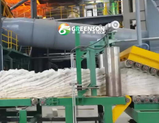 工業グレード高密度ロックウールボード生産ライン、80～200kg/m3の原料密度、PLC制御システム、380V/50Hz電源