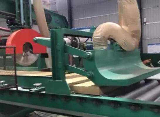 PLC制御高温固化岩毛生産ライン,原材料密度80-200kg/m3