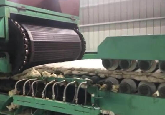 1.2メートル幅の自動PLC制御ロックウール製造ライン（鉱物ウールボード製造用）