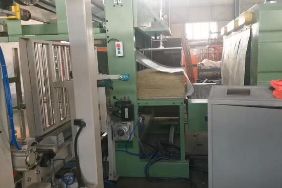 PLC制御ロックウール製造ライン、高温硬化、80～200kg/m3の原料密度